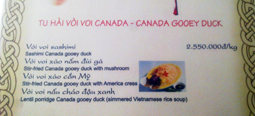 Thực[-]đơn[-]tu[-]hài[-]Canada[-]của[-]một[-]nhà[-]hàng[-]hải[-]sản[-]cao[-]cấp